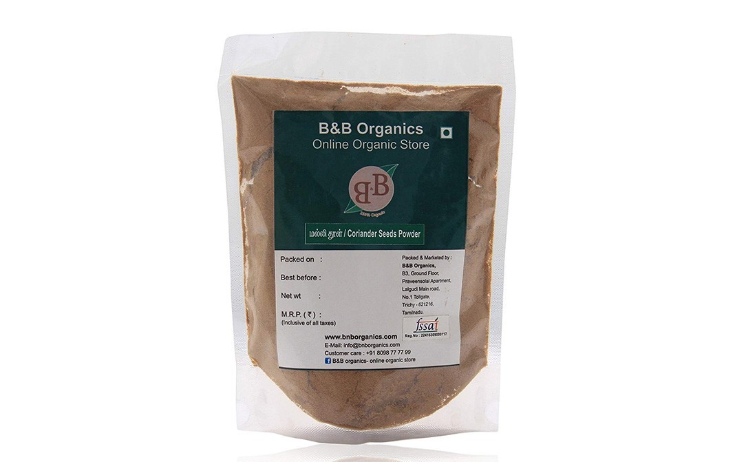 B&B Organics Coriander Seeds Powder    Pack  1 kilogram